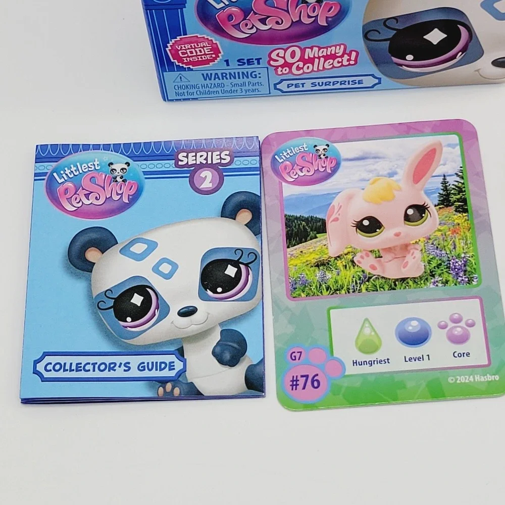 Littlest Pet Shop Gen7 G7 Series 2 Blind Box #76 Pink Bunny Rabbit Carrot